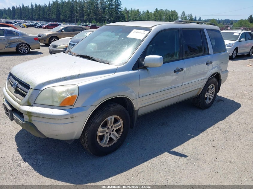 2003 Honda Pilot, Normal Wear & Tear, IAAI, VIN 2HKYF18503H507639 — photo 2