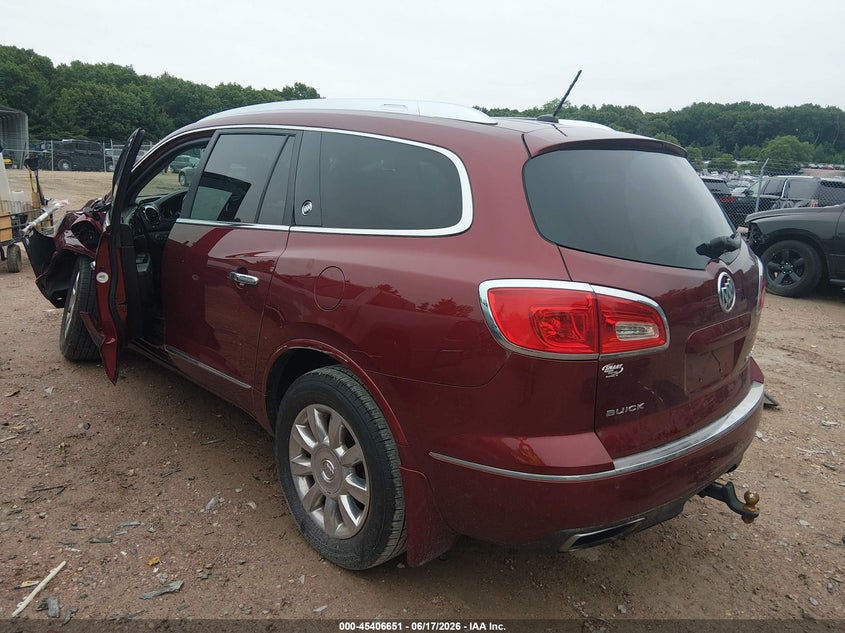 Vin: 5gakrbkd0fj153413, lot: 45904674, buick enclave leather 20153