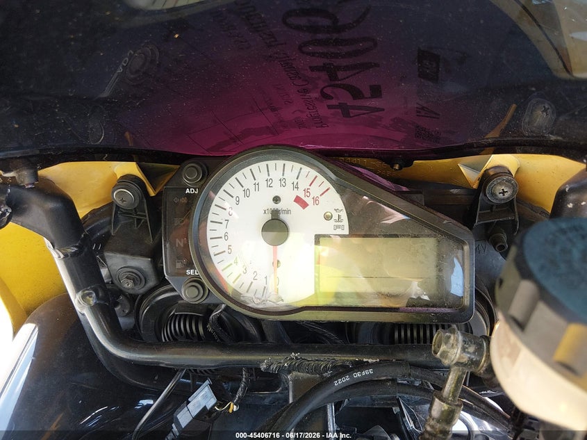 2002 Suzuki Gsx-R600 VIN: JS1GN7BA622108901 Lot: 45406716