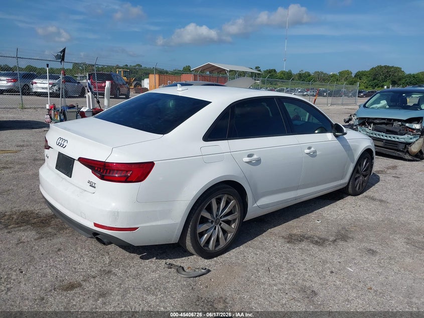 Vin: waugmaf45hn048723, lot: 45904749, audi a4 ultra premium 20174