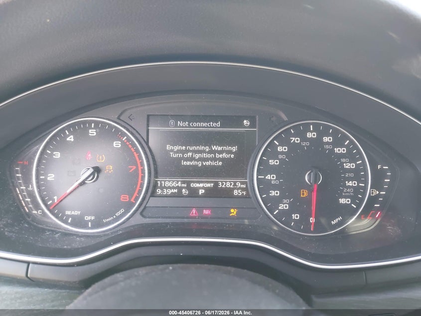 VIN: WAUGMAF45HN048723 2017 AUDI A4 ULTRA PREMIUM