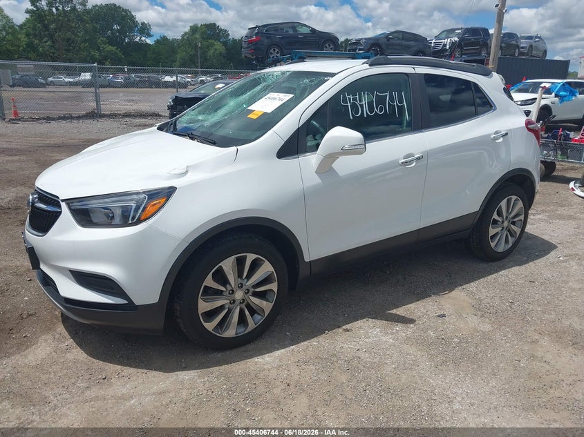 Vin: kl4cjasb2hb248341, lot: 45904768, buick encore preferred 20172
