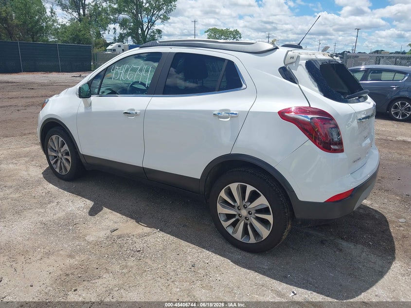 Vin: kl4cjasb2hb248341, lot: 45904768, buick encore preferred 20173