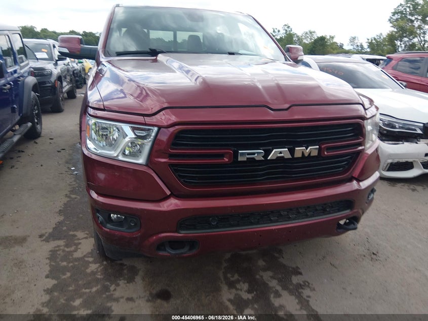 2019 Ram 1500 Big Horn/Lone Star 4X4 5'7 Box VIN: 1C6RRFFG3KN889491 Lot: 45406965