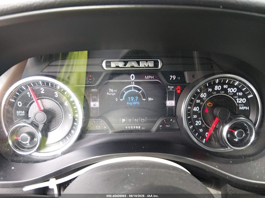 2019 Ram 1500 Big Horn/Lone Star 4X4 5'7 Box VIN: 1C6RRFFG3KN889491 Lot: 45406965