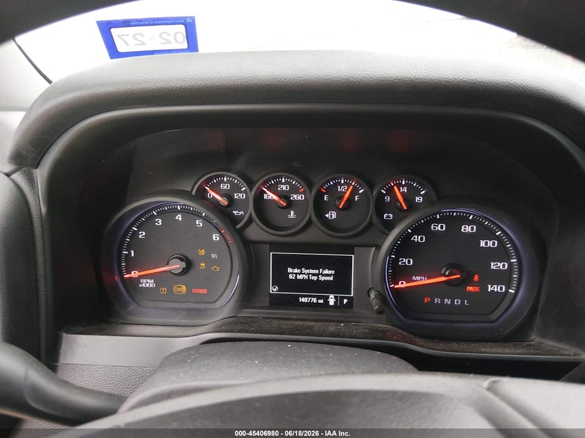 2019 Chevrolet Silverado 1500 Work Truck VIN: 3GCNWAEH5KG285883 Lot: 45406980
