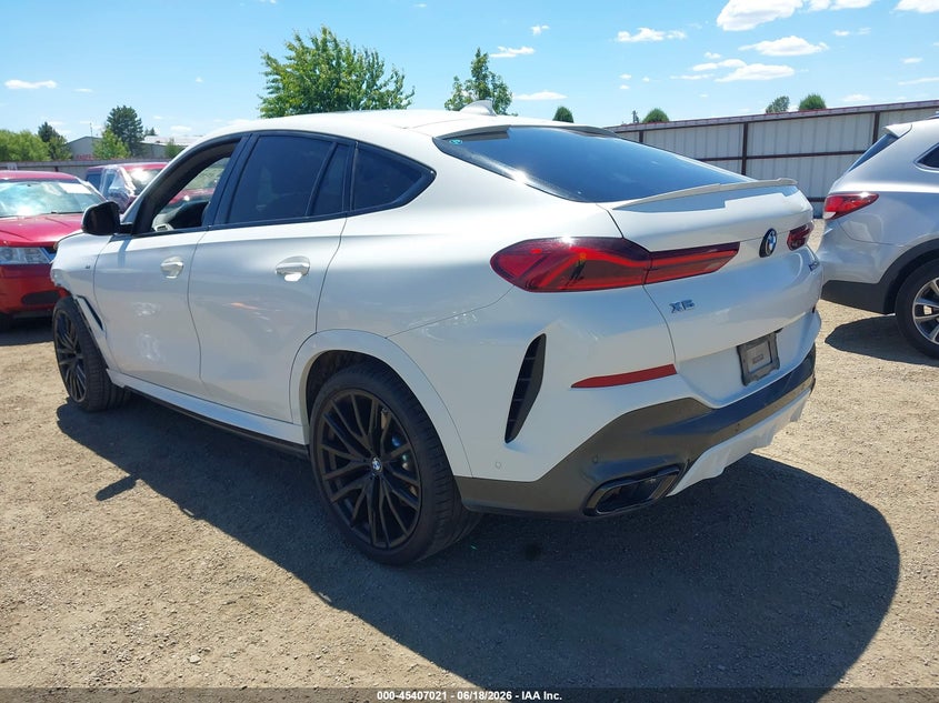 Vin: 5uxcy8c02m9d74144, lot: 45905044, bmw x6 m50i 20213