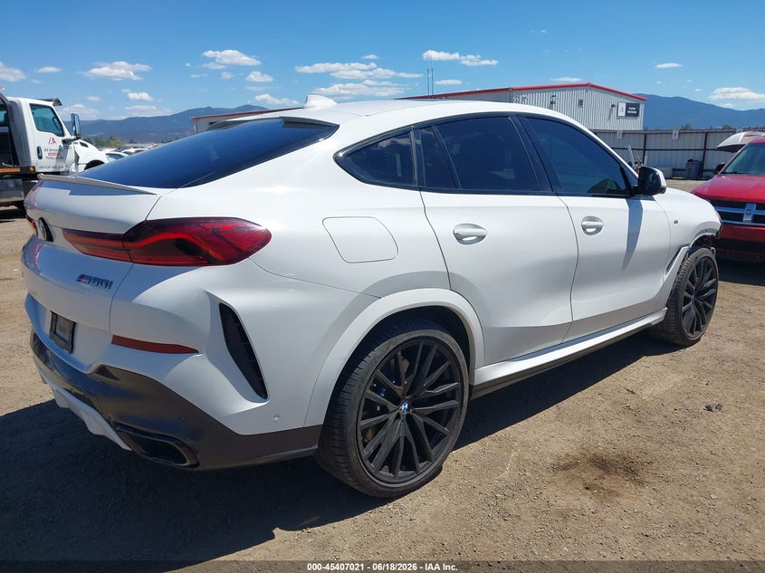 Vin: 5uxcy8c02m9d74144, lot: 45905044, bmw x6 m50i 20214