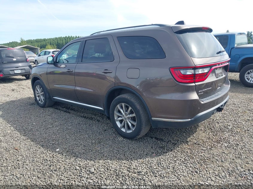 Vin: 1c4rdjagxhc725760, lot: 45905137, dodge durango sxt awd 20173