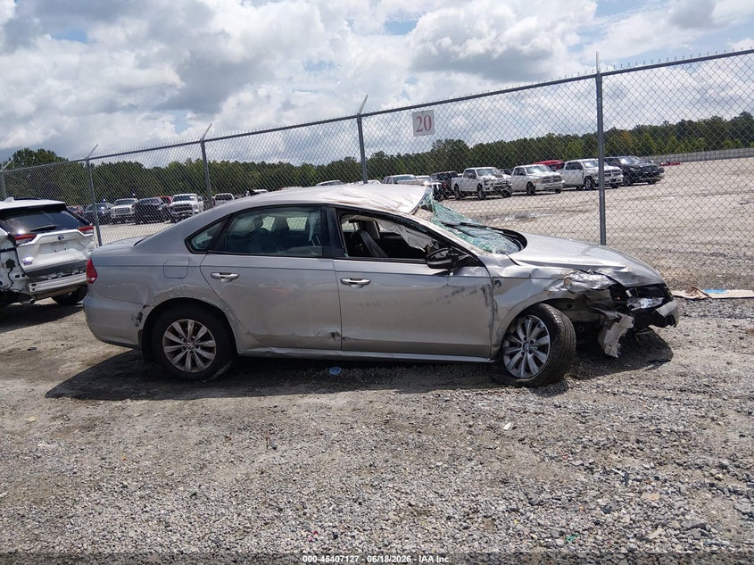 2013 Volkswagen Passat 2.5L Wolfsburg Edition VIN: 1VWAP7A36DC136698 Lot: 45407127