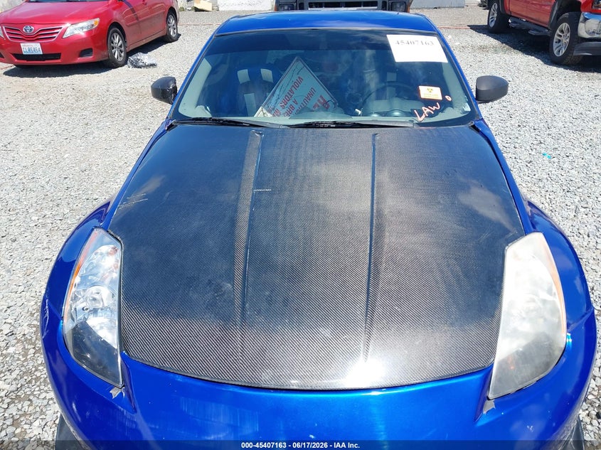 2003 Nissan 350Z Touring VIN: JN1AZ34E63T002908 Lot: 45407163