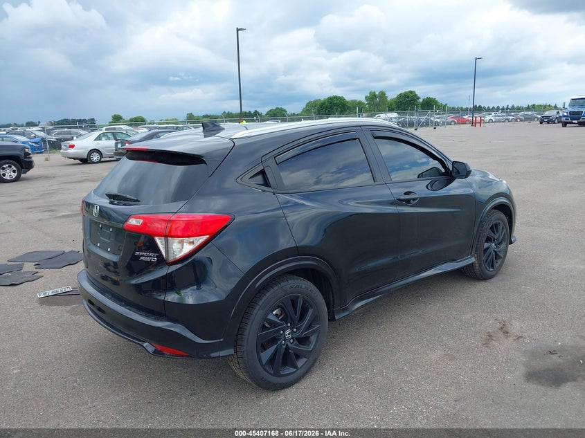 VIN 3CZRU6H19MM702861 2021 HONDA HR-V AWD SPORT