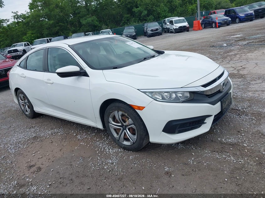 Vin: 19xfc2f59je010082, lot: 45905250, honda civic lx 20181