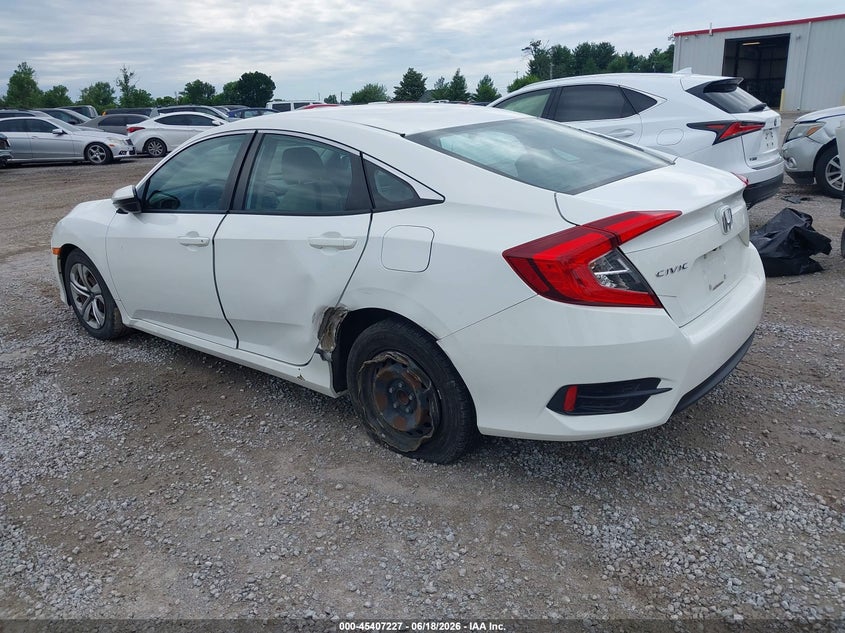 Vin: 19xfc2f59je010082, lot: 45905250, honda civic lx 20183