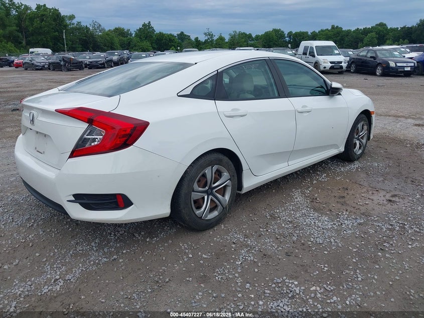Vin: 19xfc2f59je010082, lot: 45905250, honda civic lx 20184
