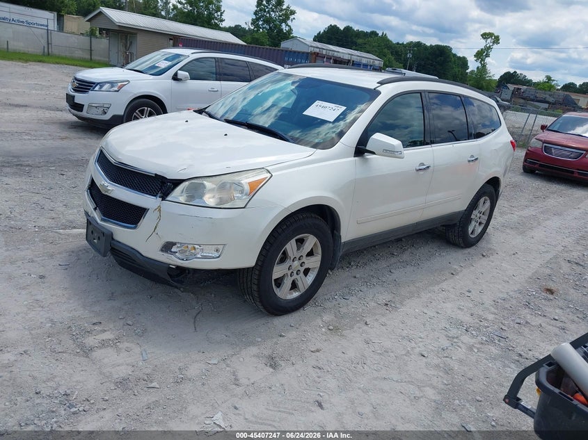 1GNKRJED3CJ115617 2012 CHEVROLET TRAVERSE LT W/2LT photo 1