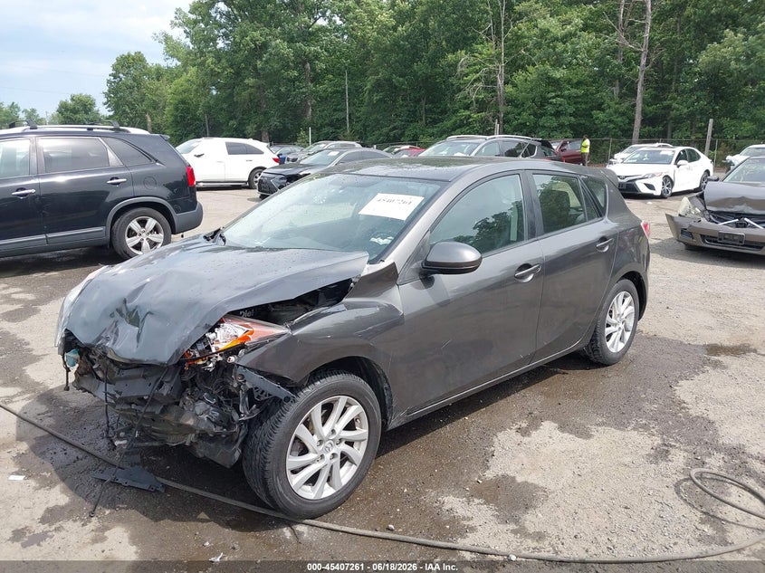 Vin: jm1bl1m82c1662330, lot: 45905284, mazda mazda3 i grand touring 20122