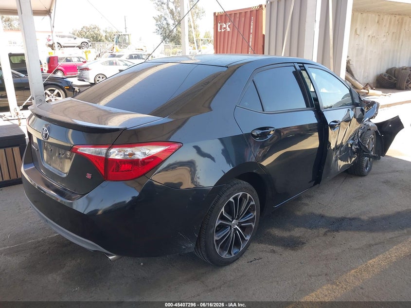 2014 TOYOTA COROLLA SEDAN 1.8L I-4 DOHC, VVT, 132HP