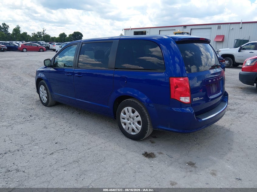 Vin: 2c4rdgbg3jr296993, lot: 45905346, dodge grand caravan se 20183