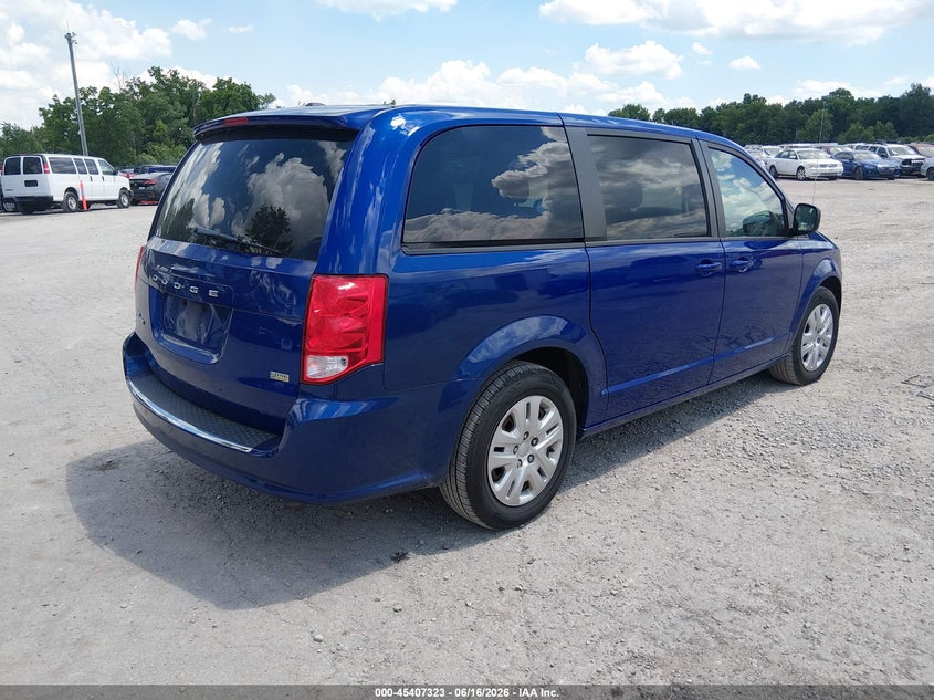 Vin: 2c4rdgbg3jr296993, lot: 45905346, dodge grand caravan se 20184