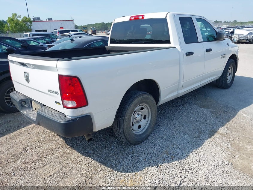Vin: 1c6rr7fg1hs610314, lot: 45905349, ram 1500 tradesman  4x4 6'4 box 20174