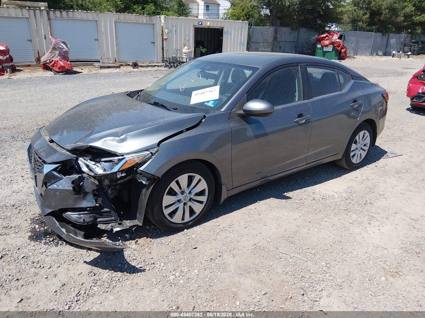 2020 NISSAN SENTRA auction photo 2