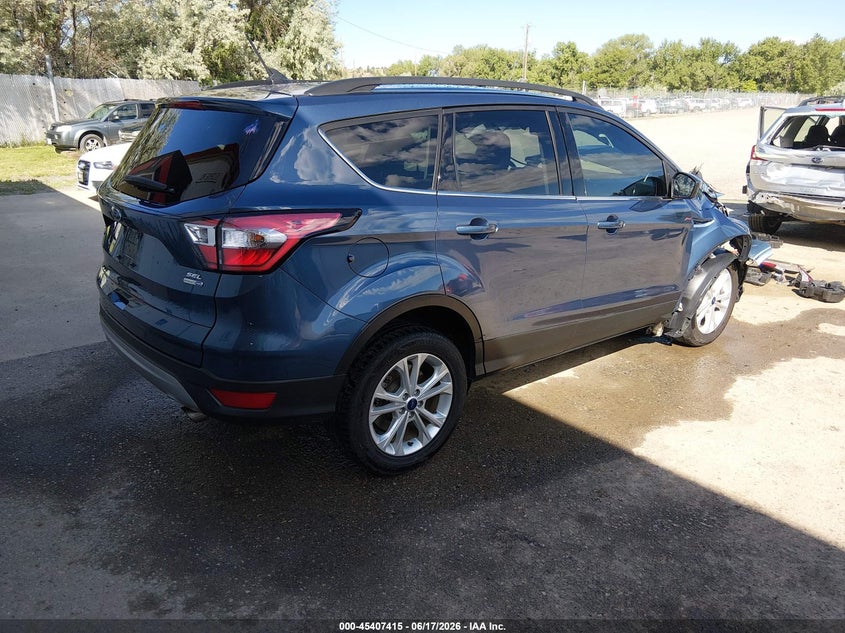 Vin: 1fmcu9hd8jub43362, lot: 45905438, ford escape sel 20184