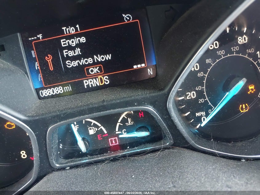 2019 FORD ESCAPE SPORT UTILITY VEHICLE 1.5L I-4 DI, DOHC, VVT, TURBO, 179HP