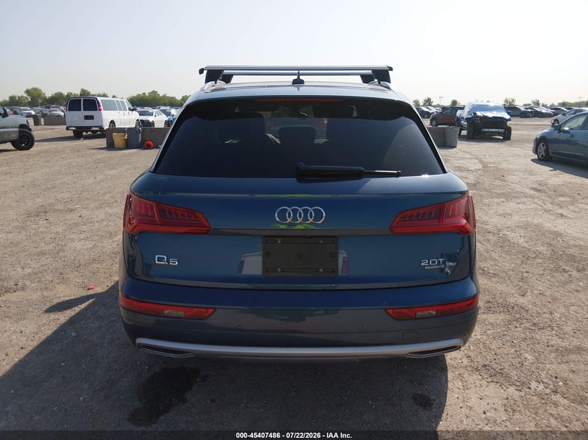 2018 Audi Q5 2.0T Premium/2.0T Tech Premium VIN: WA1BNAFY5J2096933 Lot: 45407486