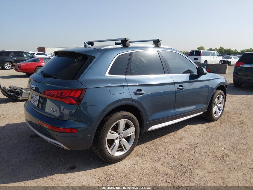 2018 Audi Q5 2.0T Premium/2.0T Tech Premium VIN: WA1BNAFY5J2096933 Lot: 45407486