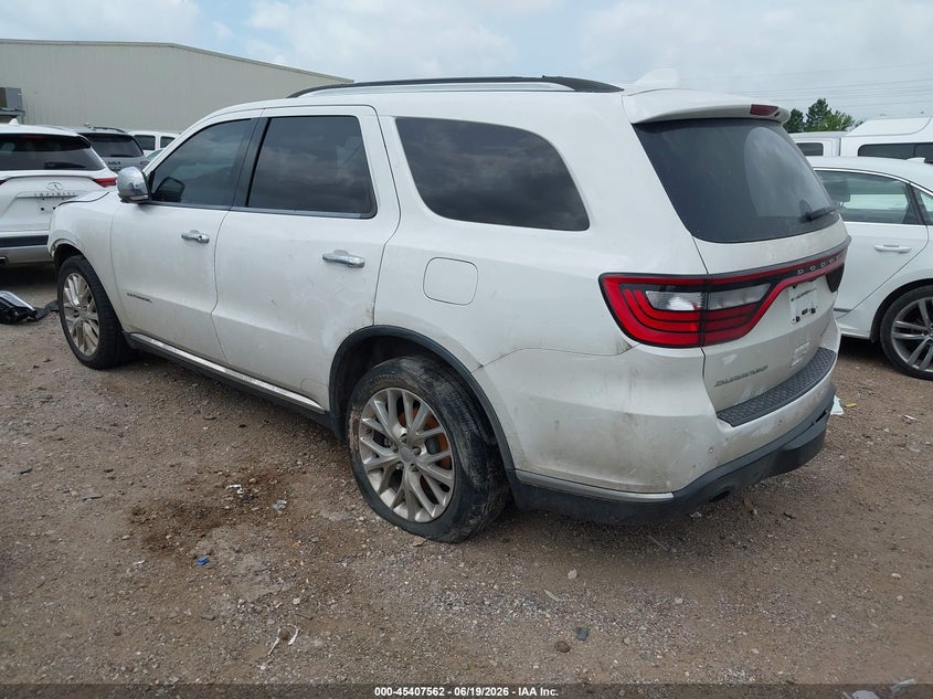 Vin: 1c4rdhegxec537125, lot: 45905585, dodge durango citadel 20143