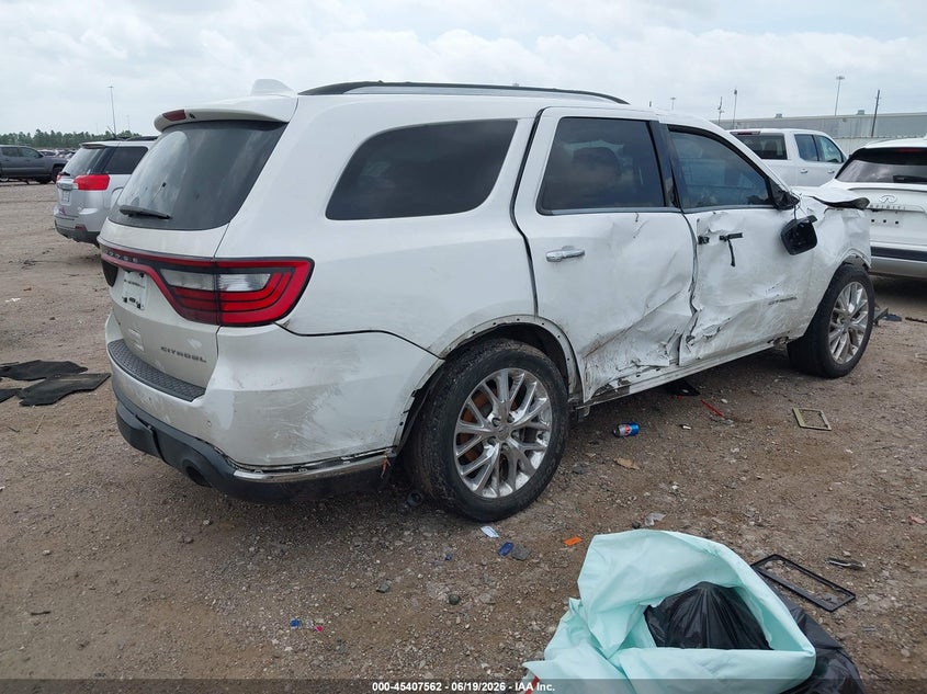 Vin: 1c4rdhegxec537125, lot: 45905585, dodge durango citadel 20144