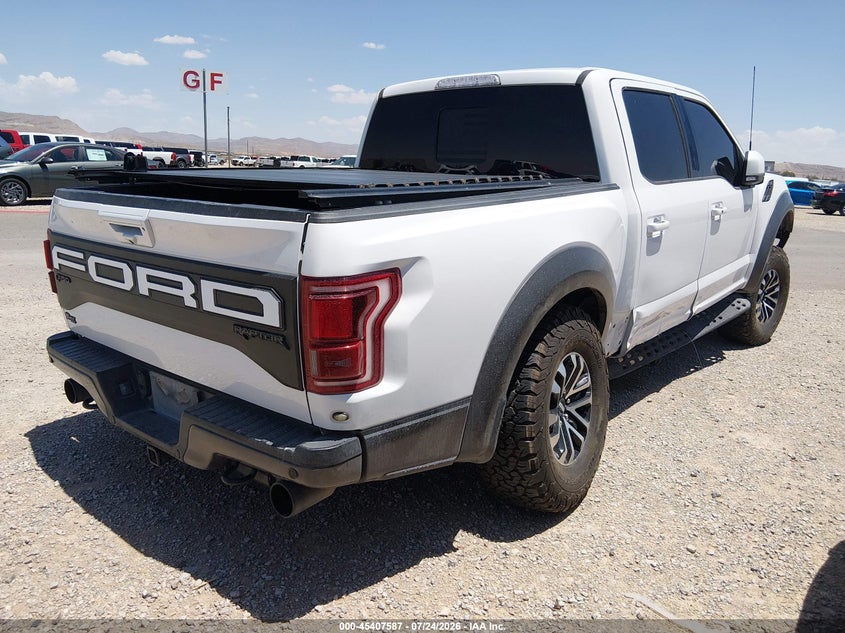 Vin: 1ftfw1rg5lfa13164, lot: 45905610, ford f-150 raptor 20204