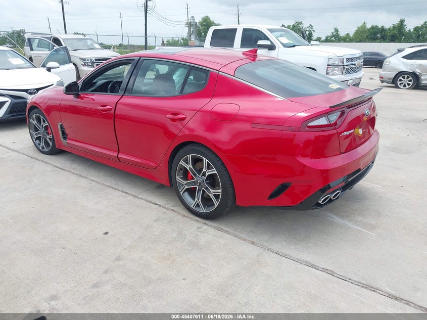 Vin: knae45lc1j6040144, lot: 45905634, kia stinger gt1 20183