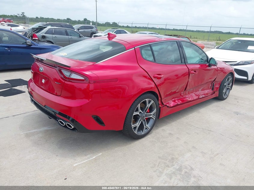 Vin: knae45lc1j6040144, lot: 45905634, kia stinger gt1 20184