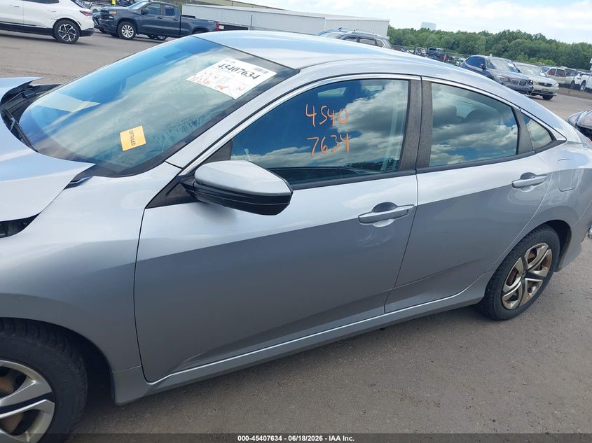 2016 HONDA CIVIC SEDAN 2.0L I-4 DOHC, VVT, 158HP
