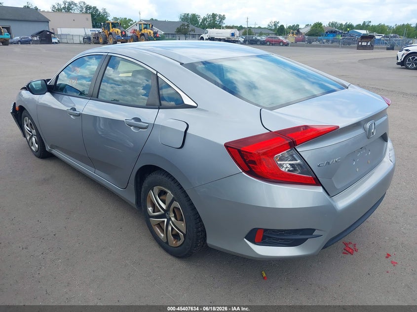 2016 HONDA CIVIC SEDAN 2.0L I-4 DOHC, VVT, 158HP