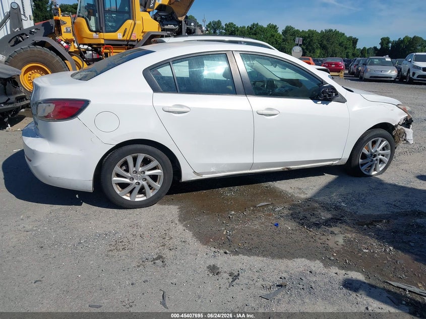 Vin: jm1bl1v76c1646993, lot: 45905718, mazda mazda3 i touring 20124