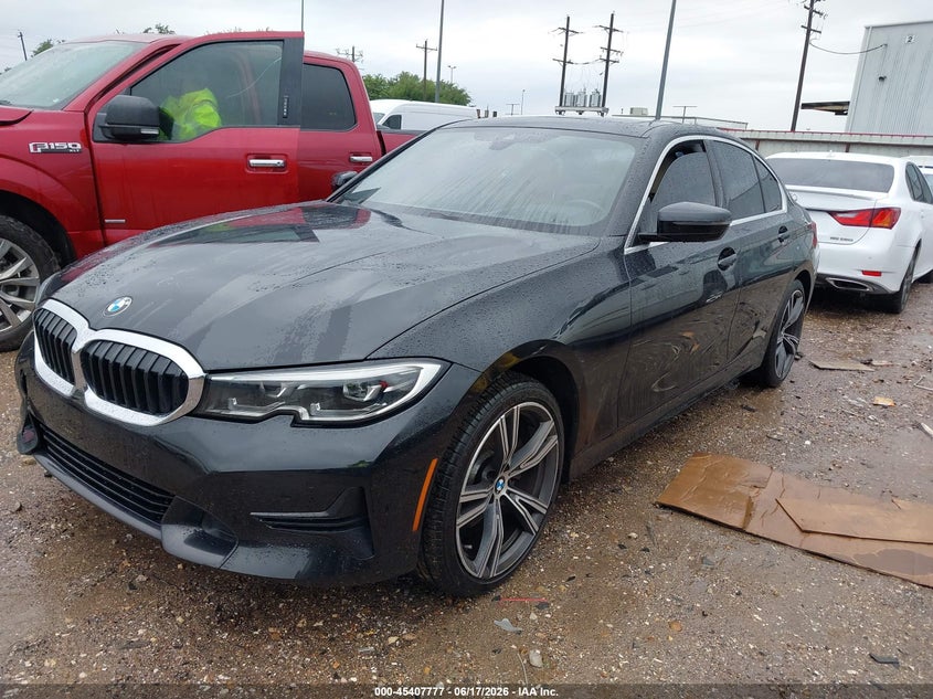 Vin: wba5r7c01mfk48595, lot: 45905800, bmw 330i xdrive 20212