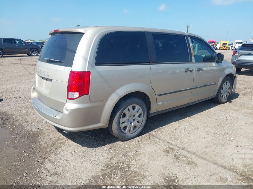 Vin: 2c4rdgbg7gr102135, lot: 45905823, dodge grand caravan american value pkg 20164