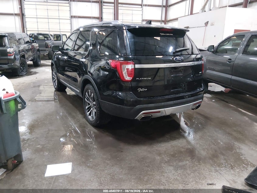 Vin: 1fm5k8ht5ggb75595, lot: 45905834, ford explorer platinum 20163