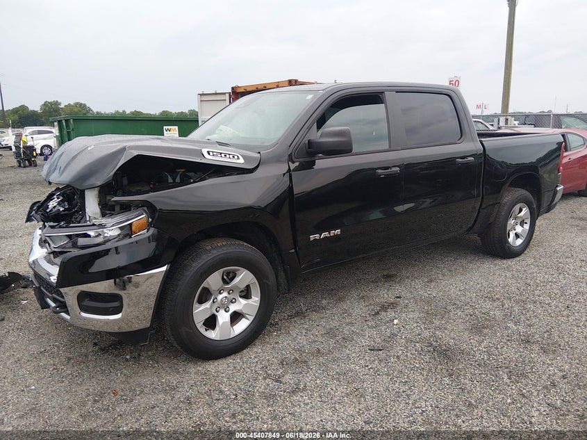Vin: 1c6srfgp3tn201958, lot: 45905871, ram 1500 tradesman  4x4 5'7 box 20262