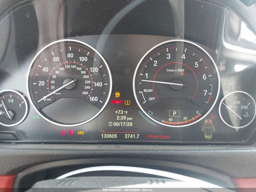 2014 BMW 428I VIN: WBA3V7C54EP770860 Lot: 45407851