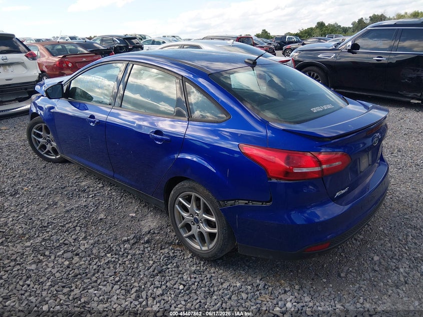 Vin: 1fadp3f22fl346524, lot: 45905885, ford focus se 20153