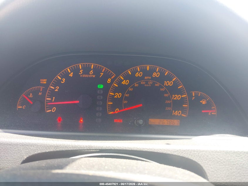 2006 TOYOTA CAMRY SEDAN 2.4L I-4 DOHC, VVT, 154HP