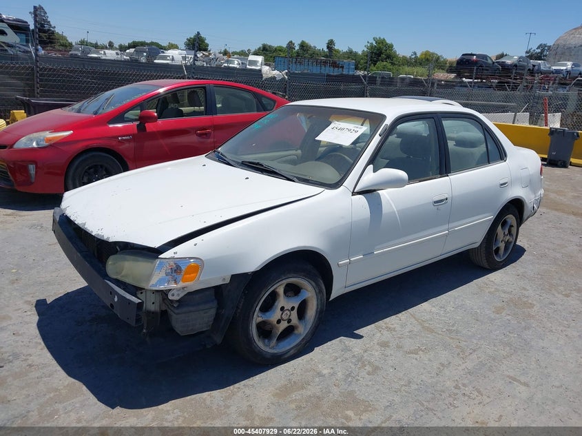 2001 Toyota Corolla, Обычный износ, IAAI, VIN 1NXBR12E21Z520669 — фото 2