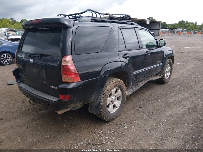 2005 TOYOTA 4RUNNER SPORT UTILITY VEHICLE 4.0L V-6 DOHC, VVT, 245HP