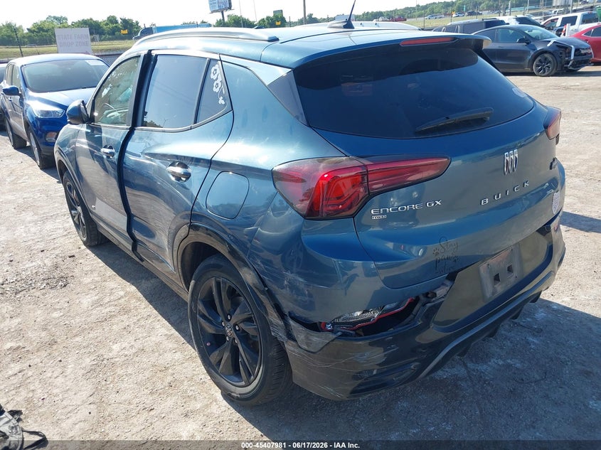 Vin: kl4amesl2sb020751, lot: 45906003, buick encore gx sport touring awd 20253