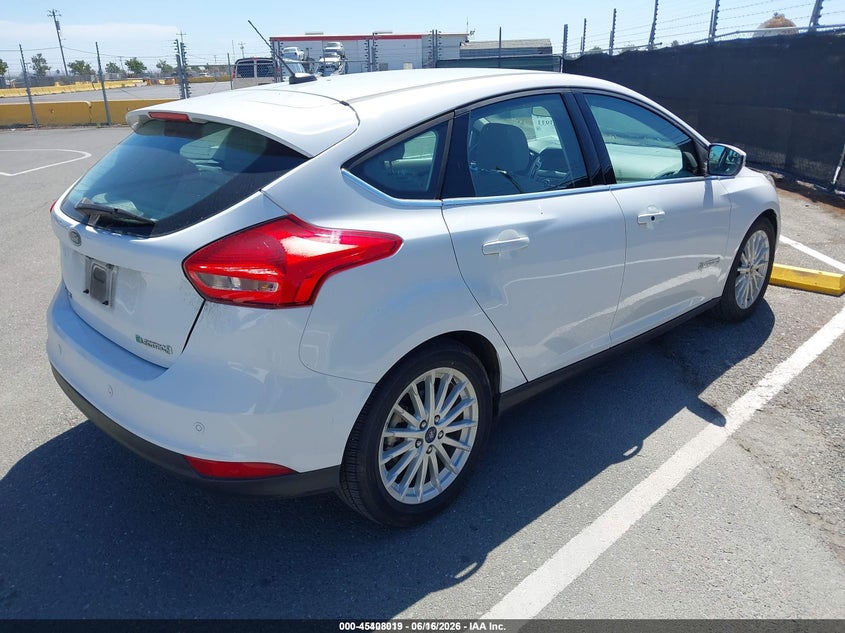 Vin: 1fadp3r43jl296125, lot: 45906041, ford focus electric 20184