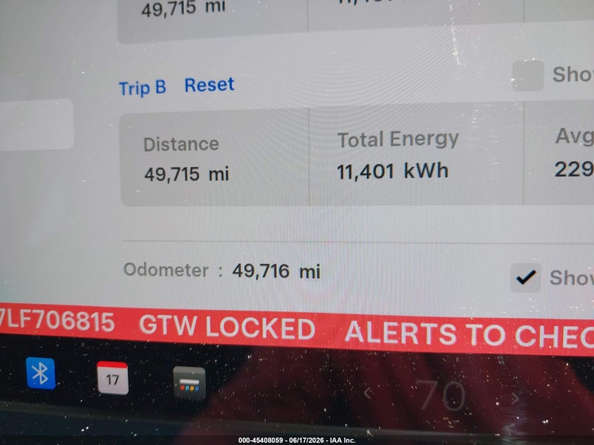 TESLA MODEL 3 2020 VIN 5YJ3E1EA7LF706815